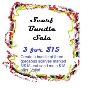 Scarf Bundle Sale 3/$15